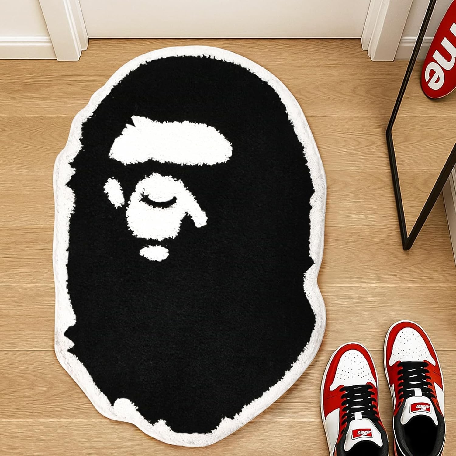 Bape Rug – 28″ x 20″ Hypebeast Rug for Hypebeast Room Decor – Non Slip Living…
