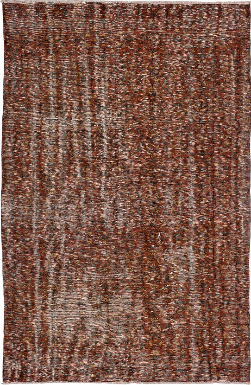 Vintage Traditional Hand-Knotted Area Rug 5’5″ x 8’5″ Oriental Wool Carpet