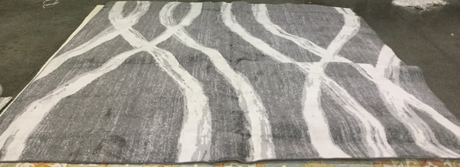 CHARCOAL / IVORY 12′ X 12′ SQ Damaged Rug, Reduced Price 1172662414 ADR125R-12SQ