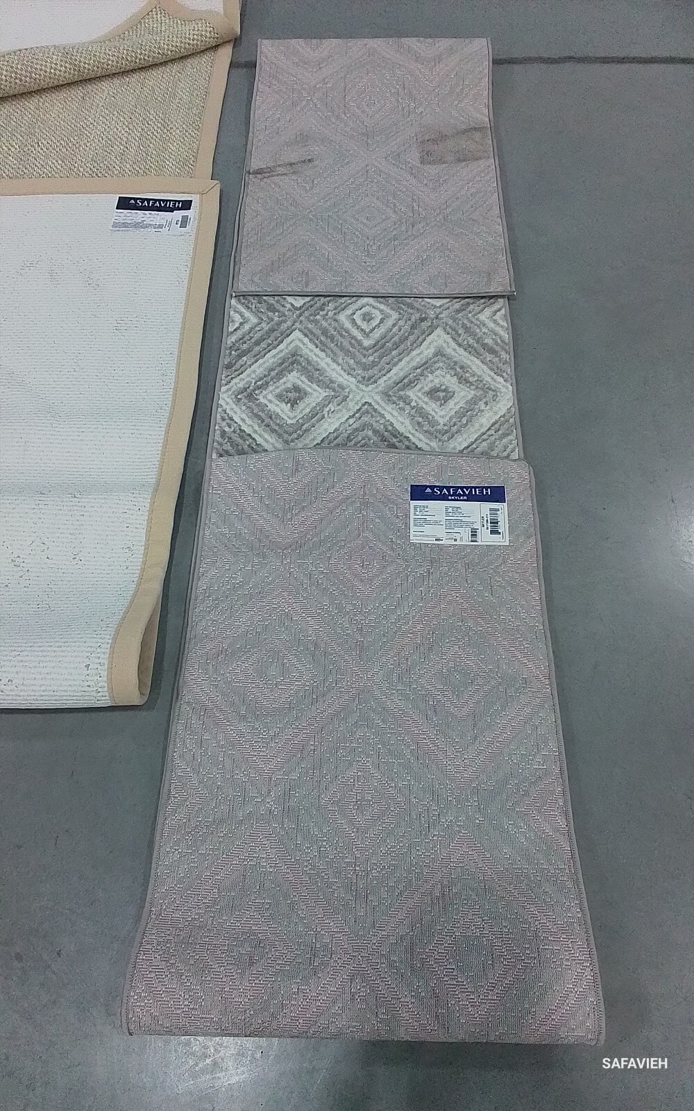 GREY / IVORY 2′-0″ x 14′-0″ Back Stain Rug, Reduced Price 1172773560 SKY120K-214