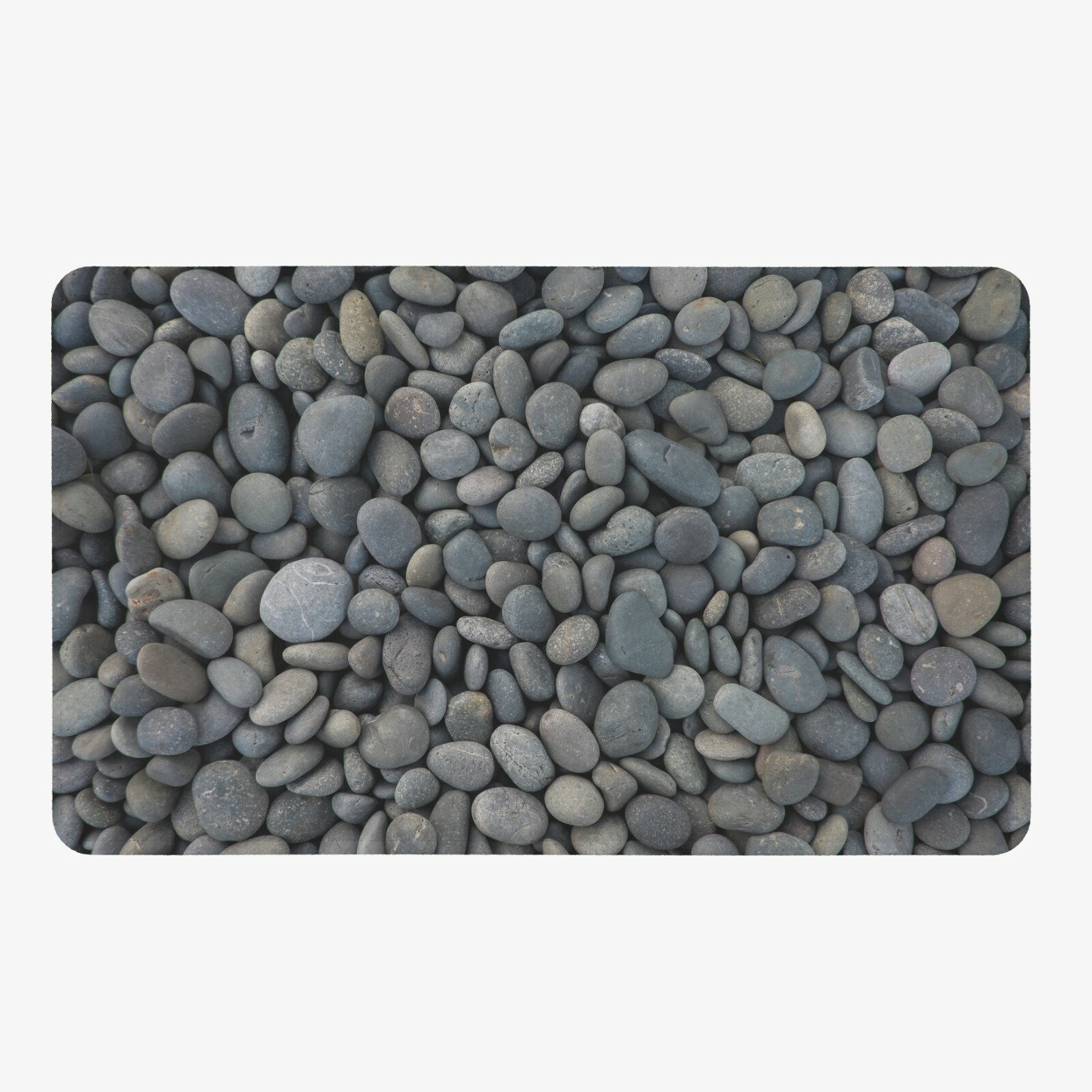 Pebbles Area Rug gray Rug grey Rug stones Floor Rug gray Mat nature rug unique