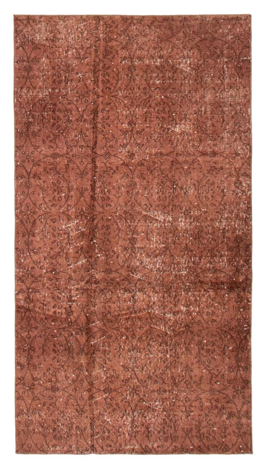 Vintage Traditional Hand-Knotted Area Rug 3’7″ x 6’9″ Oriental Wool Carpet