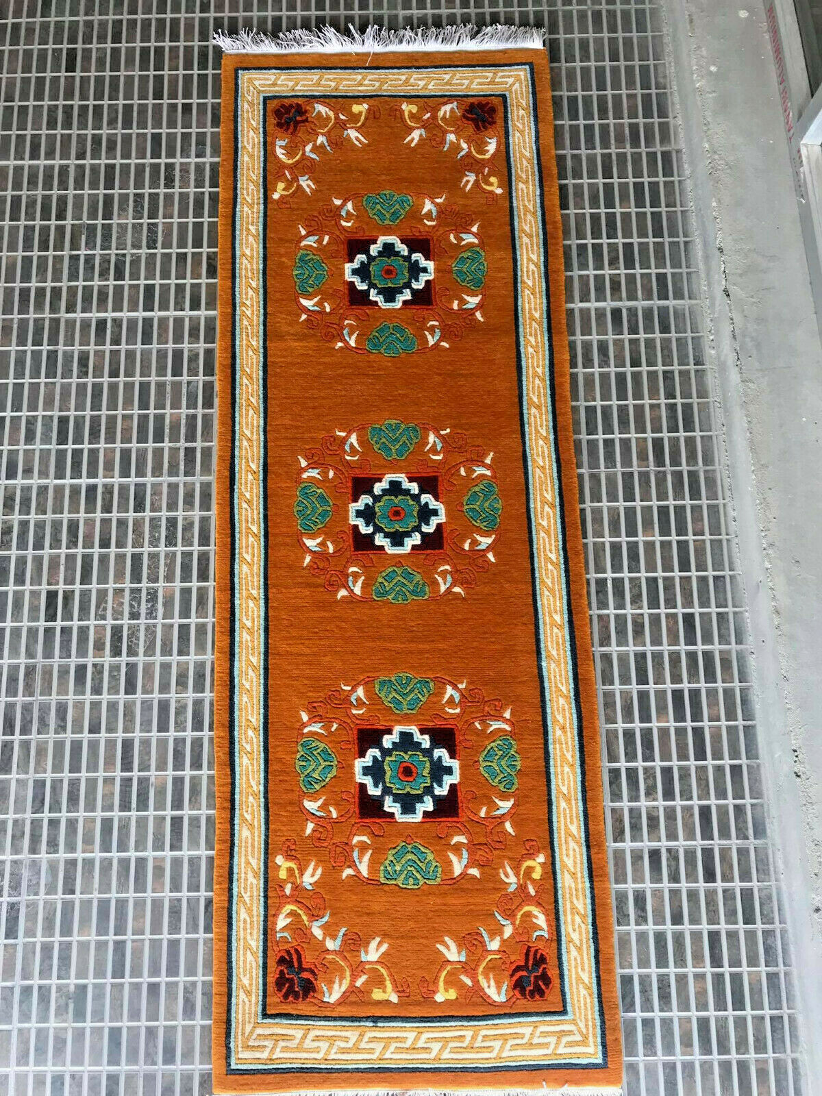 Hand knotted Tibetan traditional Rug ( 60 cm × 180 cm )