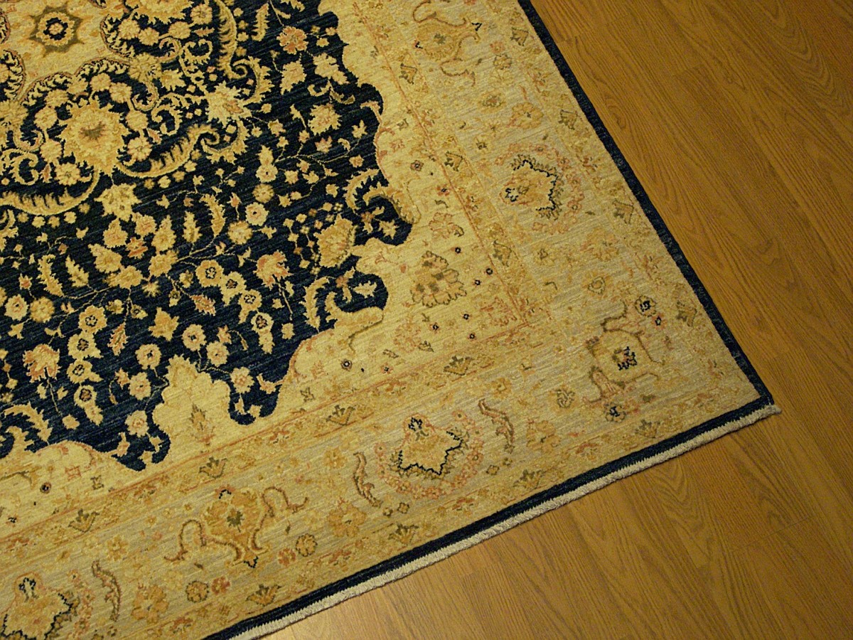 5.5 x 8 HAND KNOTTED High Quality Afghan Ziegler Rug_Veggie Dyed Soft Fine Wool
