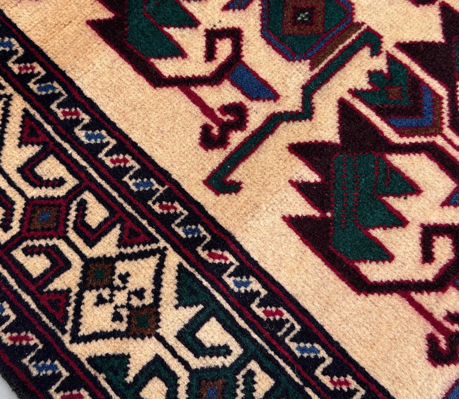 3×5 Afghan Baluchi Tree of Life Hand Knotted Rug Traditional Wool Carpet