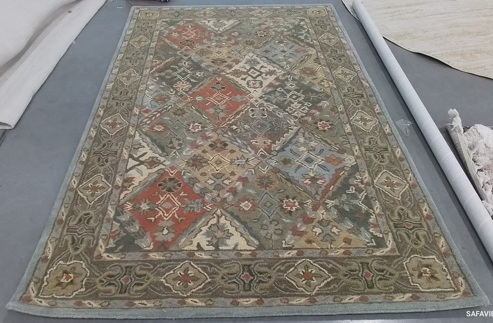 LBLUE / LIGHT BROWN 5′-0″ x 8′-0″ Flaw in Rug, Reduced Price 1172806463 HG316C-5