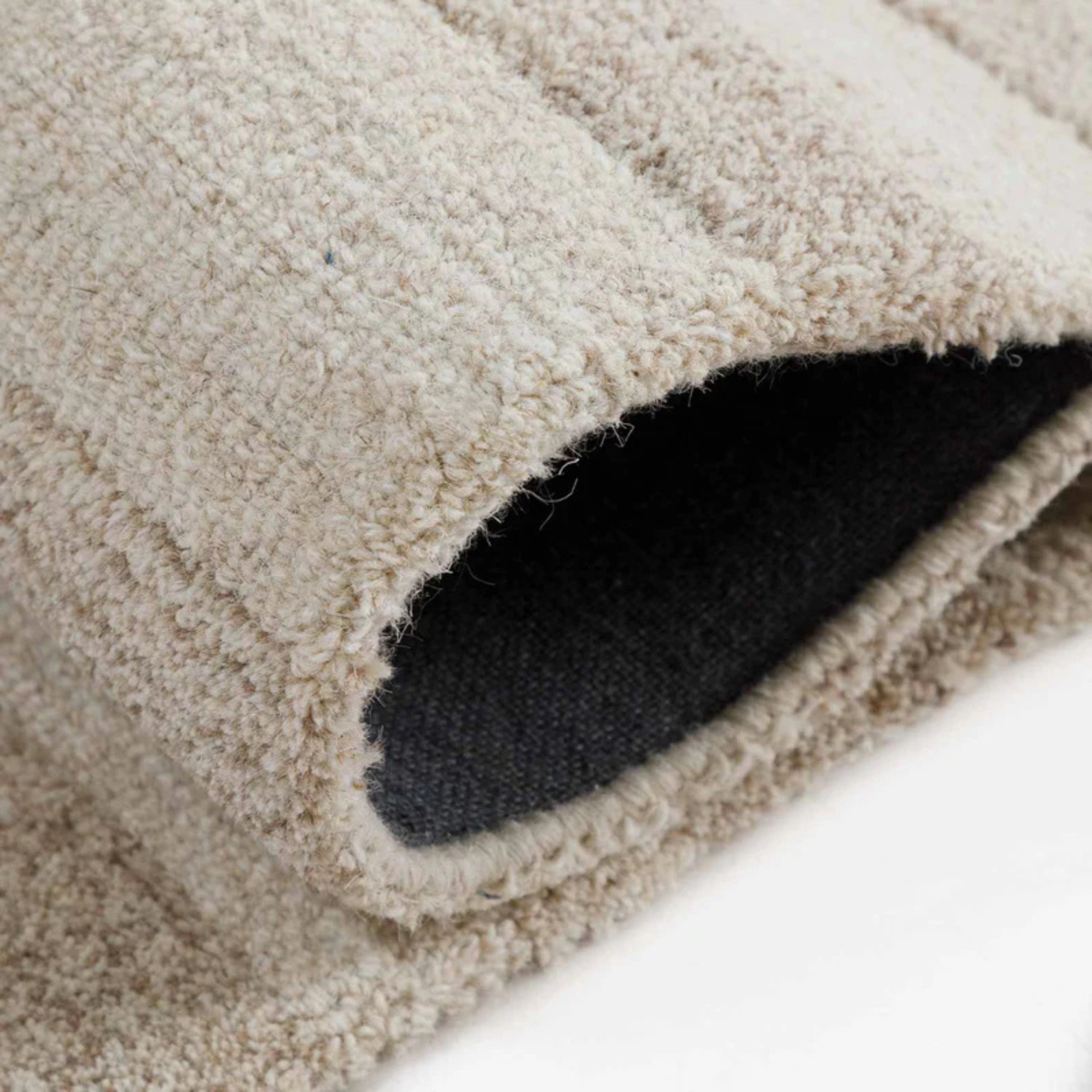 Hand Tufted NZ Wool Area Rug Modern Neutral Striped Carpet Living Room 8×10,9×12