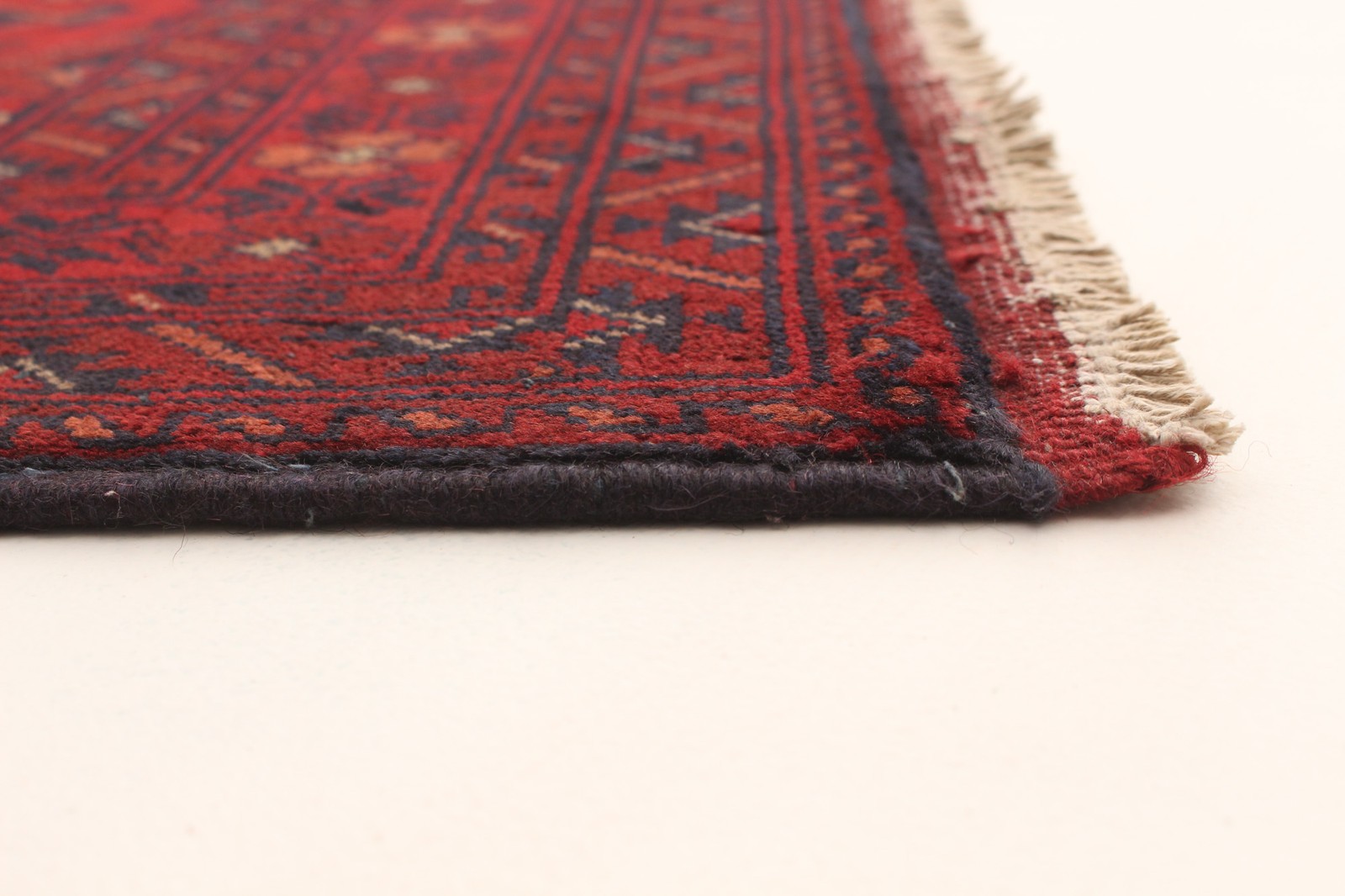 Traditional Hand-Knotted Geometric Area Rug 3’3″ x 4’11” Oriental Wool Carpet