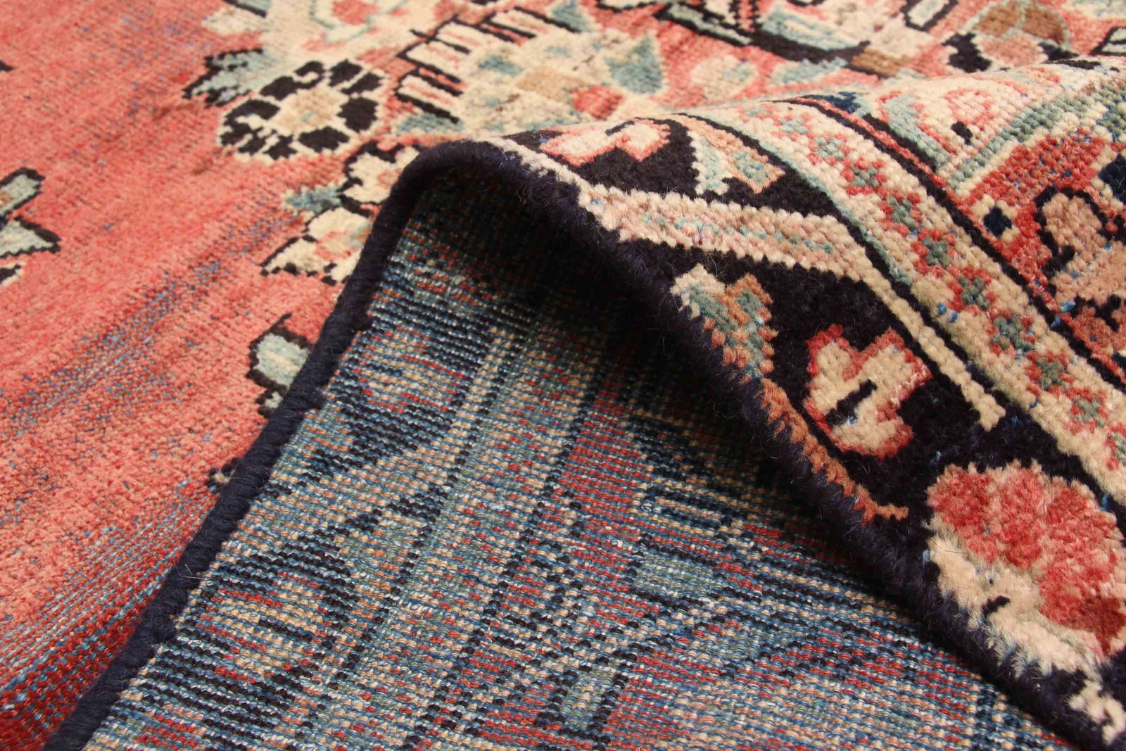 Traditional Vintage Hand-Knotted Area Rug 3’10” x 6’3″ Oriental Wool Carpet