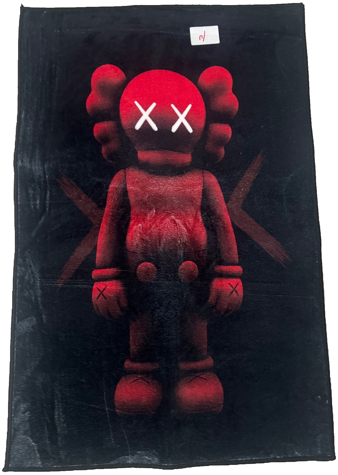 CUSTOM DESIGN KAWS RUG/WALL DECOR 32X22 IN. ANTI SLIP BOTTOM
