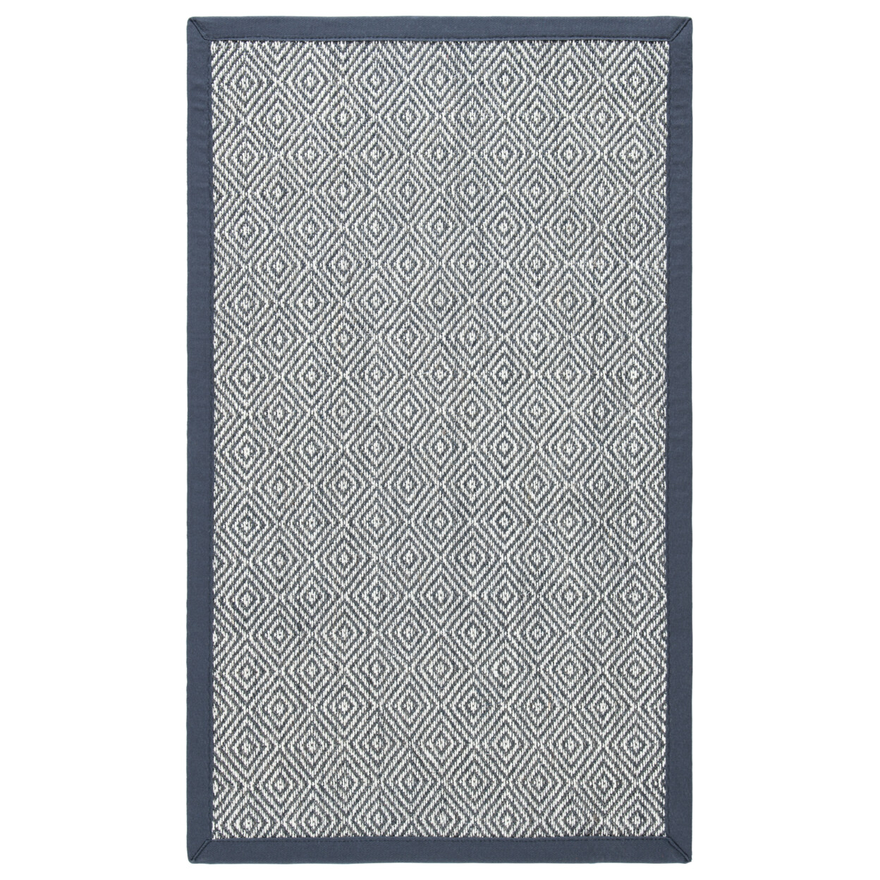 SAFAVIEH Natural Fiber NF151A Natural /Dark Grey Rug