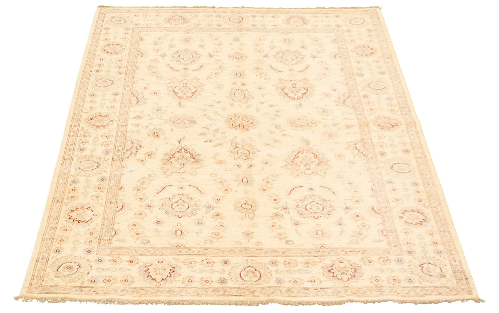 Hand Knotted Area Rug 5’5″ x 8’0″ Traditional Oriental Wool Carpet