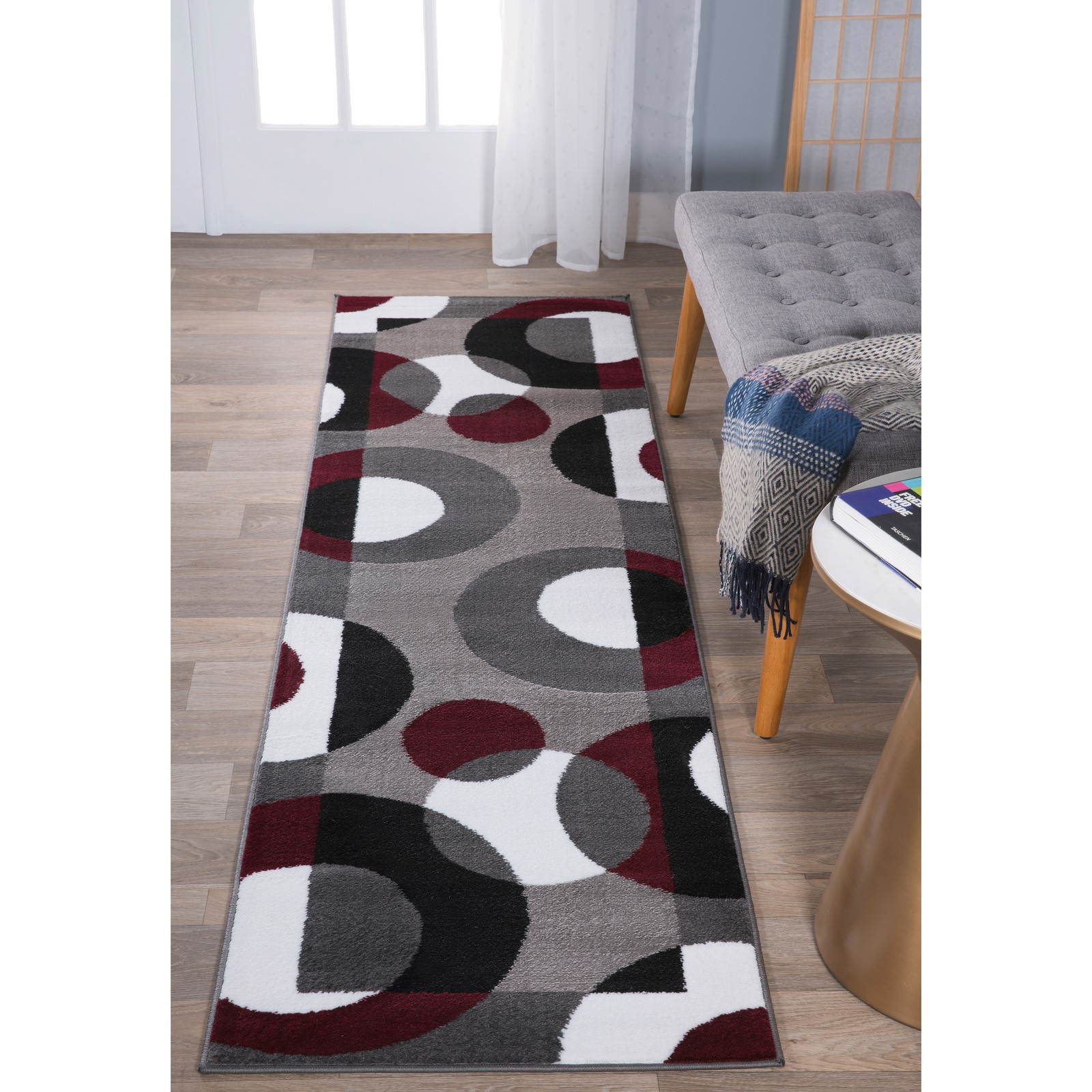 Rugshop Rugs Runners Modern Geometric Carpet Kitchen Rug Hallway Runner Rug 2×10