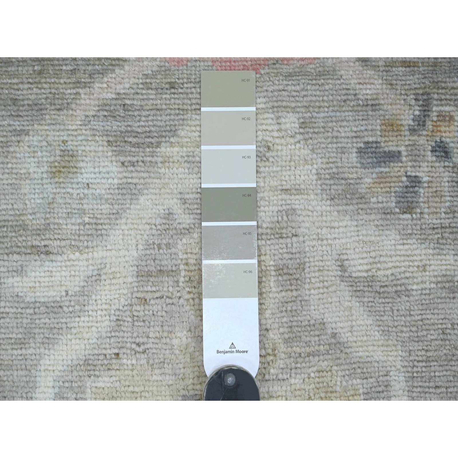 2’10″x19′ Faded Brown Angora Oushak Hand Knotted Wool Runner Oriental Rug 22505