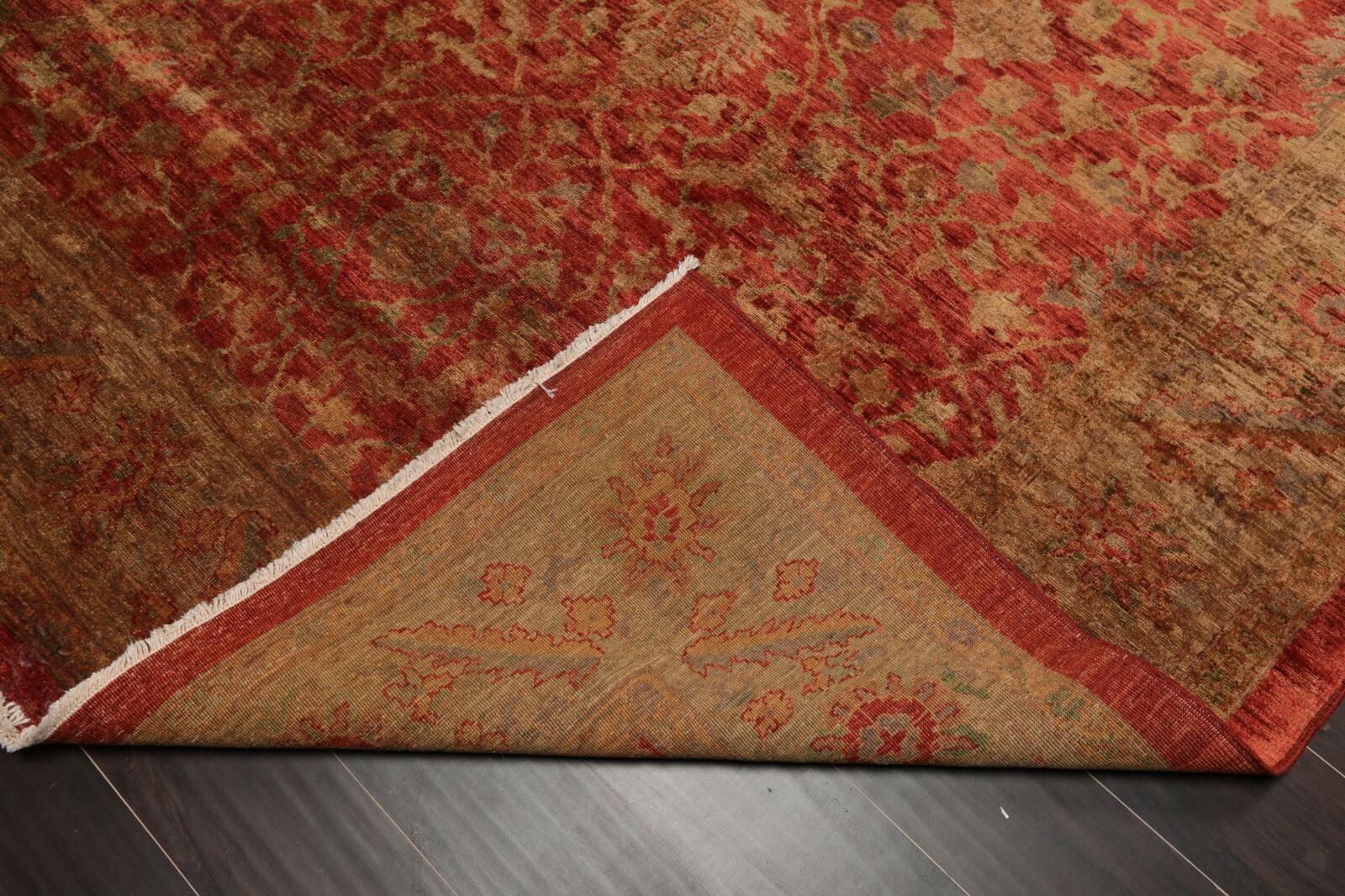 6’1″ x 14’10” Hand Knotted Peshawar Palace Runner Silky Sheen 200 KPSI Area Rug