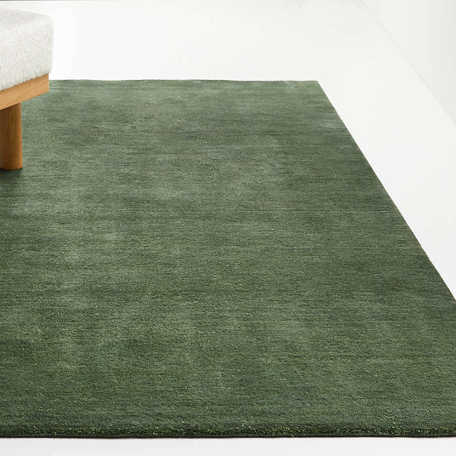 Hand made wool Baxter Baxter bronze green wool area rug carpet 5X8 6X9 8X10 9X12