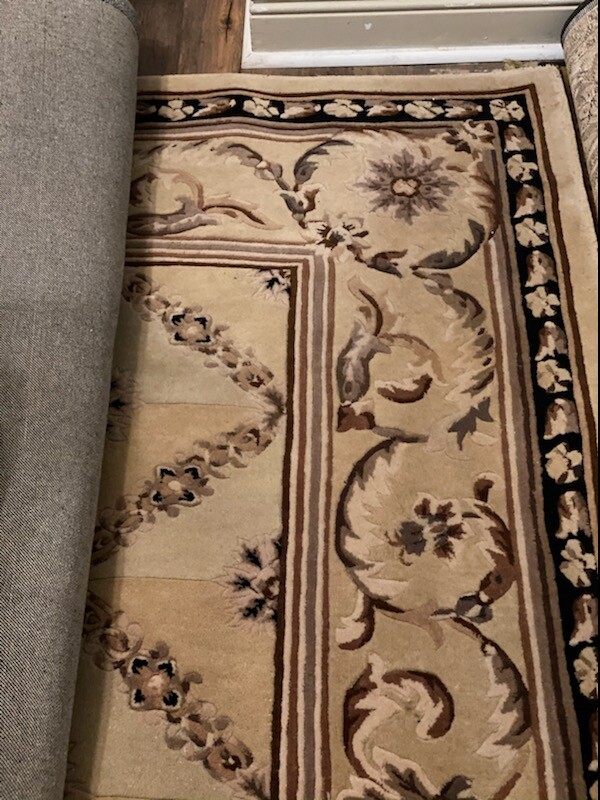imported wool rug 11ft W x 8ft L