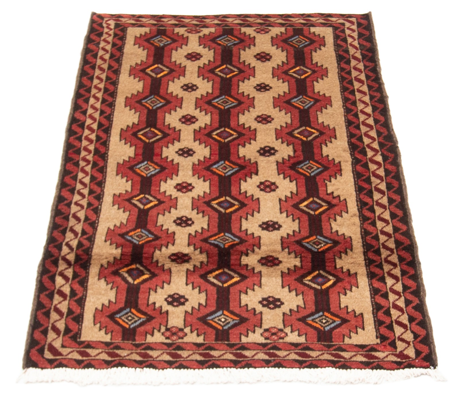 Traditional Vintage Hand-Knotted Area Rug 3’4″ x 5’10” Oriental Wool Carpet