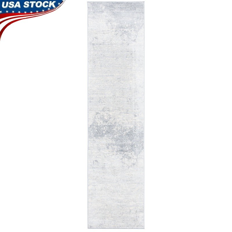 Abstract Runner Rug Indoor Stain Resistant Modern Carpet Durable Floor Covering