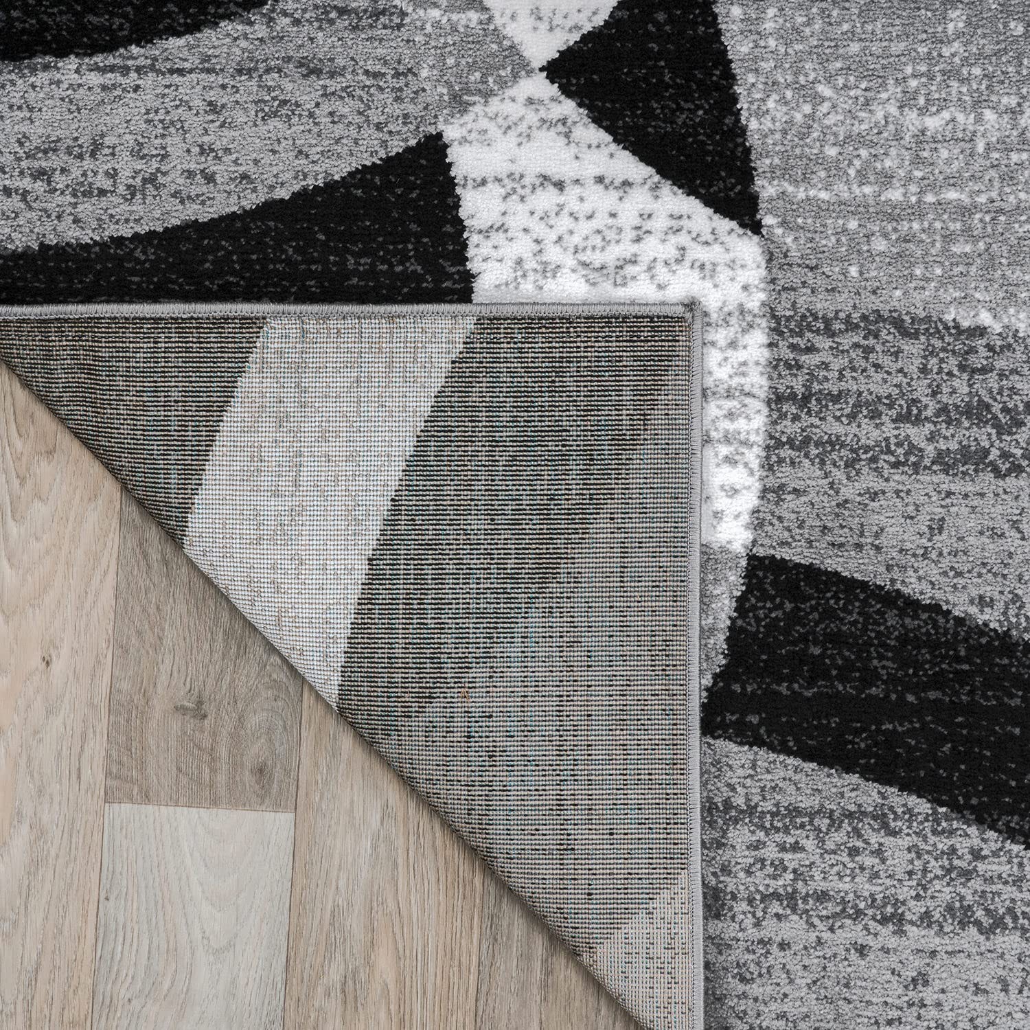 Contemporary Abstract Circles Perfect for high Traffic Areas of Your Living R…