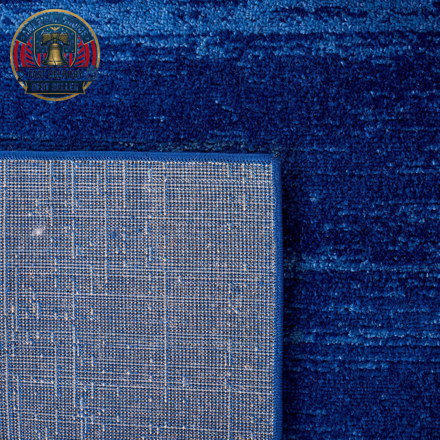 SAFAVIEH Area Rug 8X10 – Adirondack Collection – Large – Light Blue & Dark Blue,