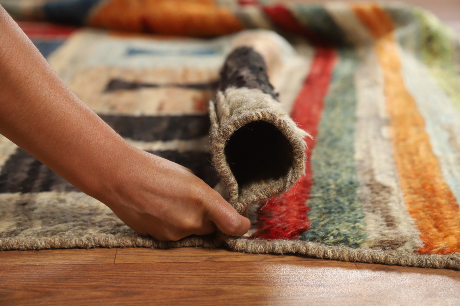Handwoven Luxury Hand-Knotted Moroccan Area Rugs for Living Room 8×10 ft