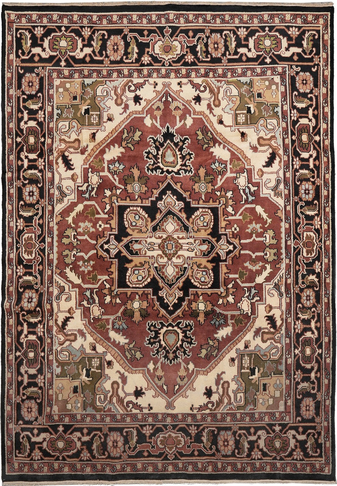 10 x 14 New Heriiz Rug India #F-4609