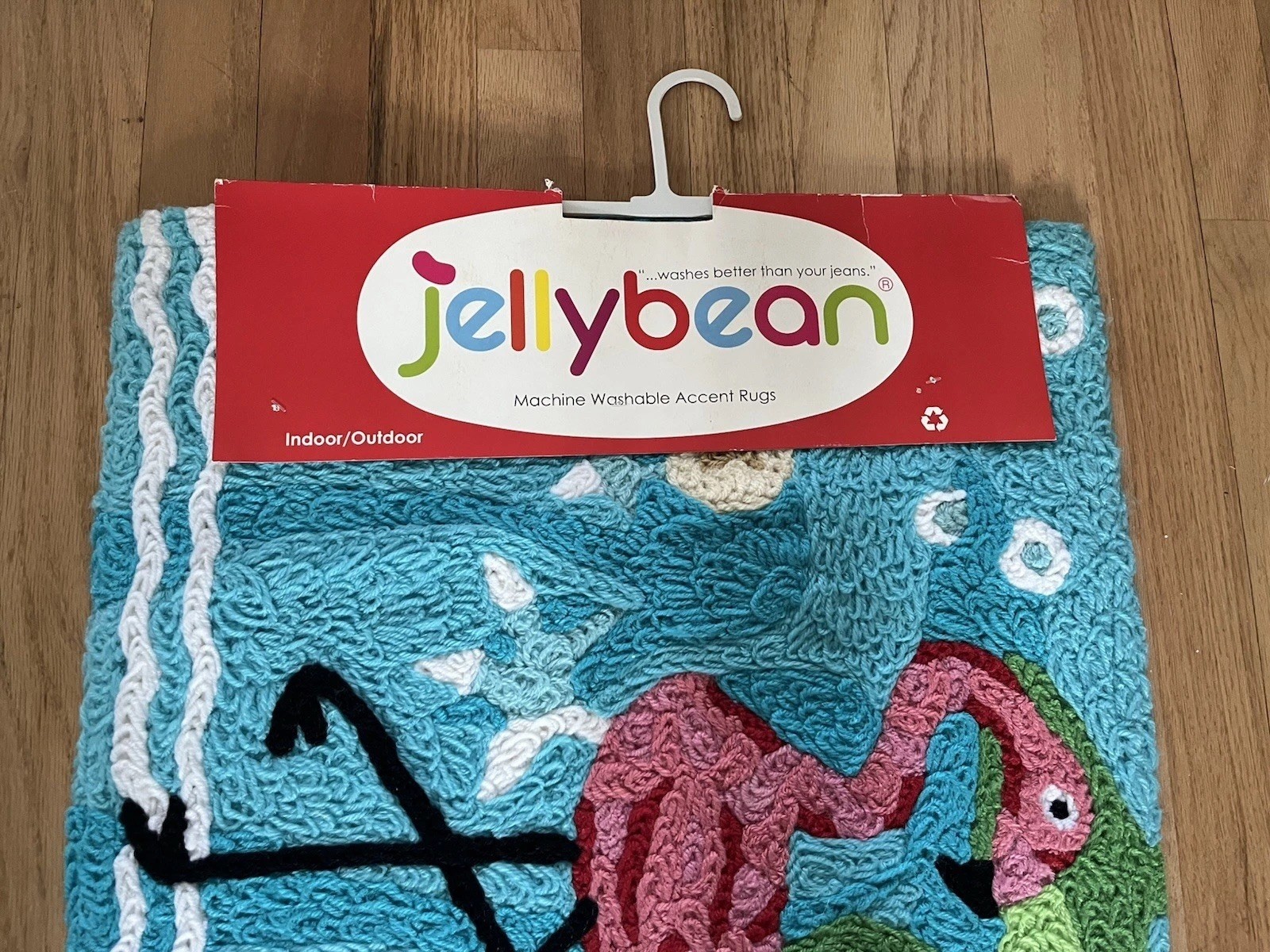 NWT JellyBean Dancing Flamingos JB-VHT008 20” x 30” Washable Rug