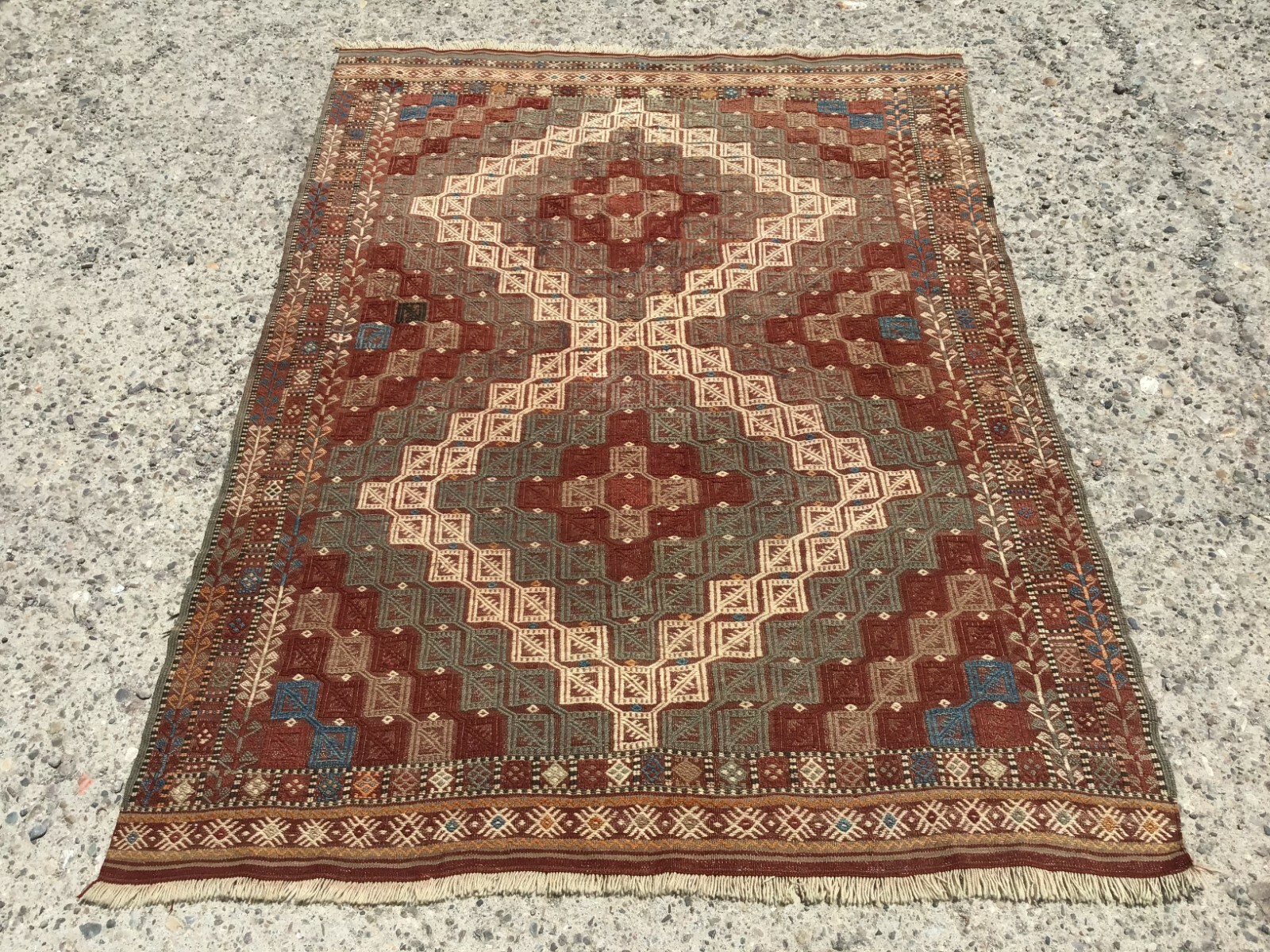 5×7 ft Large Kilim Area Rugs – Rugs for living room