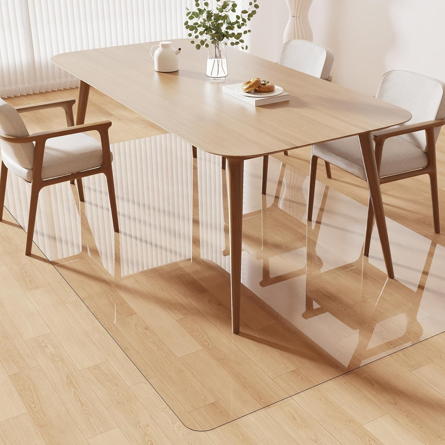 Premium Crystal Clear Floor Mat 5x7ft – Waterproof & Stain-Resistant Protector