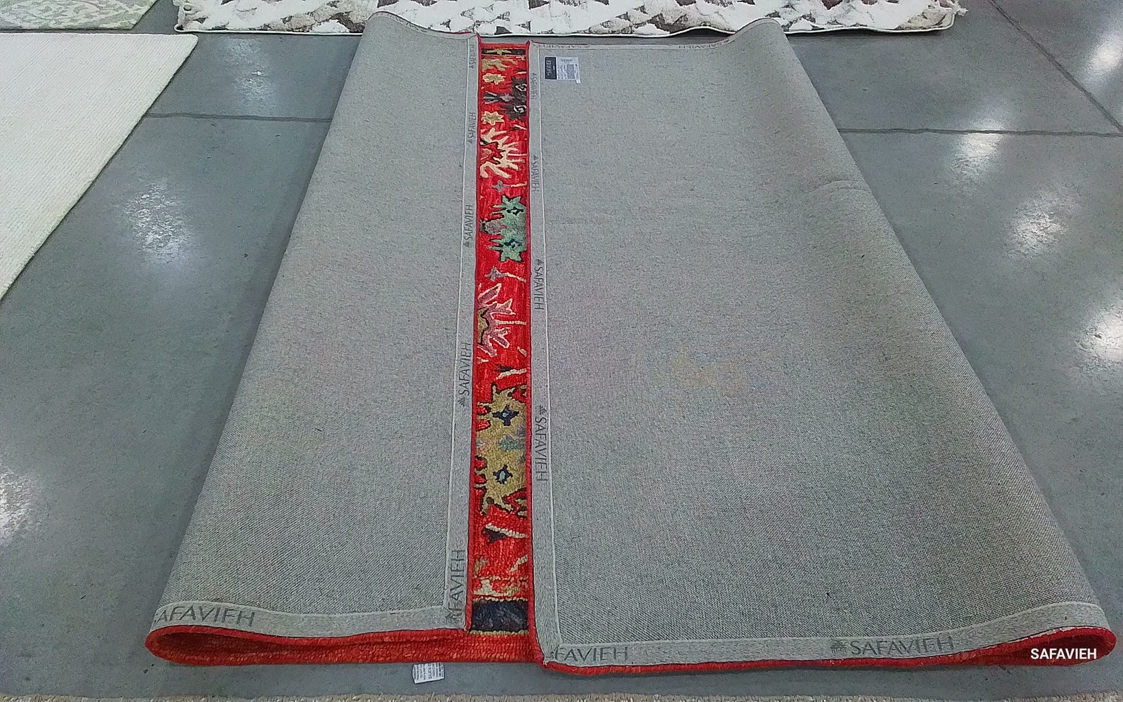RED / IVORY 8′-0″ x 10′-0″ Flaw in Rug, Reduced Price 1172804461 BLM470Q-8
