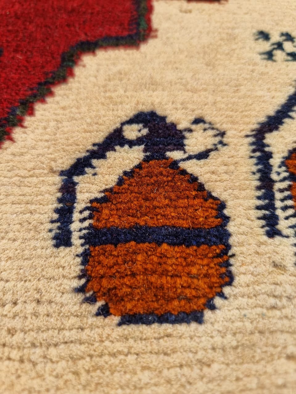 3×2 vintage Afghan Map War Rug – Hand-Knotted Wool – Tribal Pictorial Carpet.