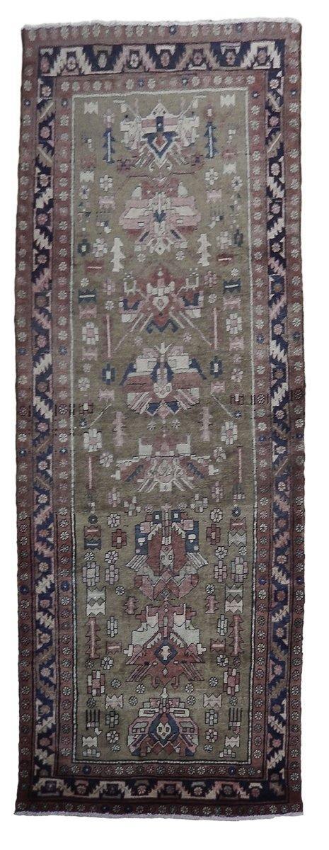 4′ x 10′ Semi-Antique Perssiaan Hammadan Runner 23364