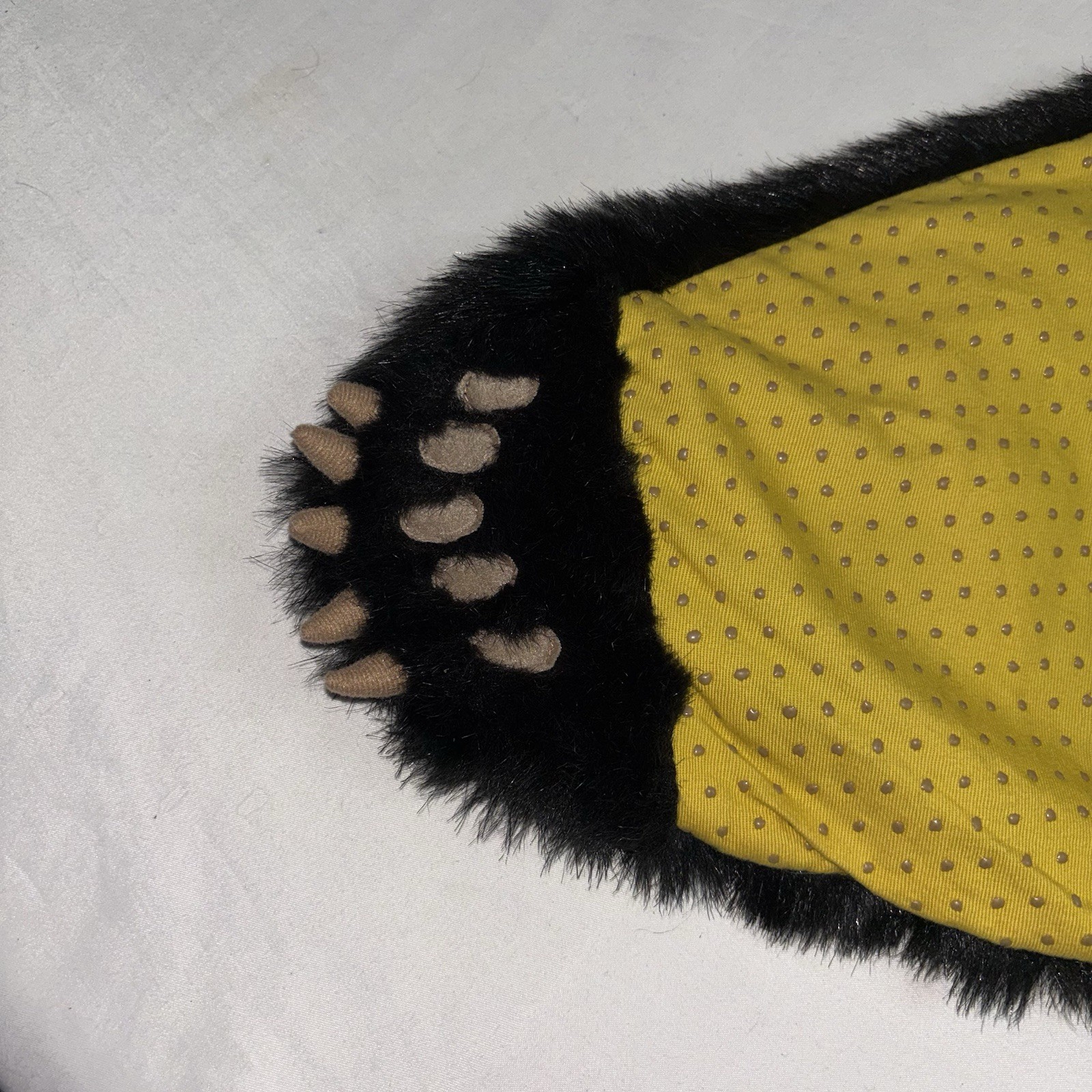 Carstens Black Bear Faux Fur Rug Pelt Kids Play Mat Small
