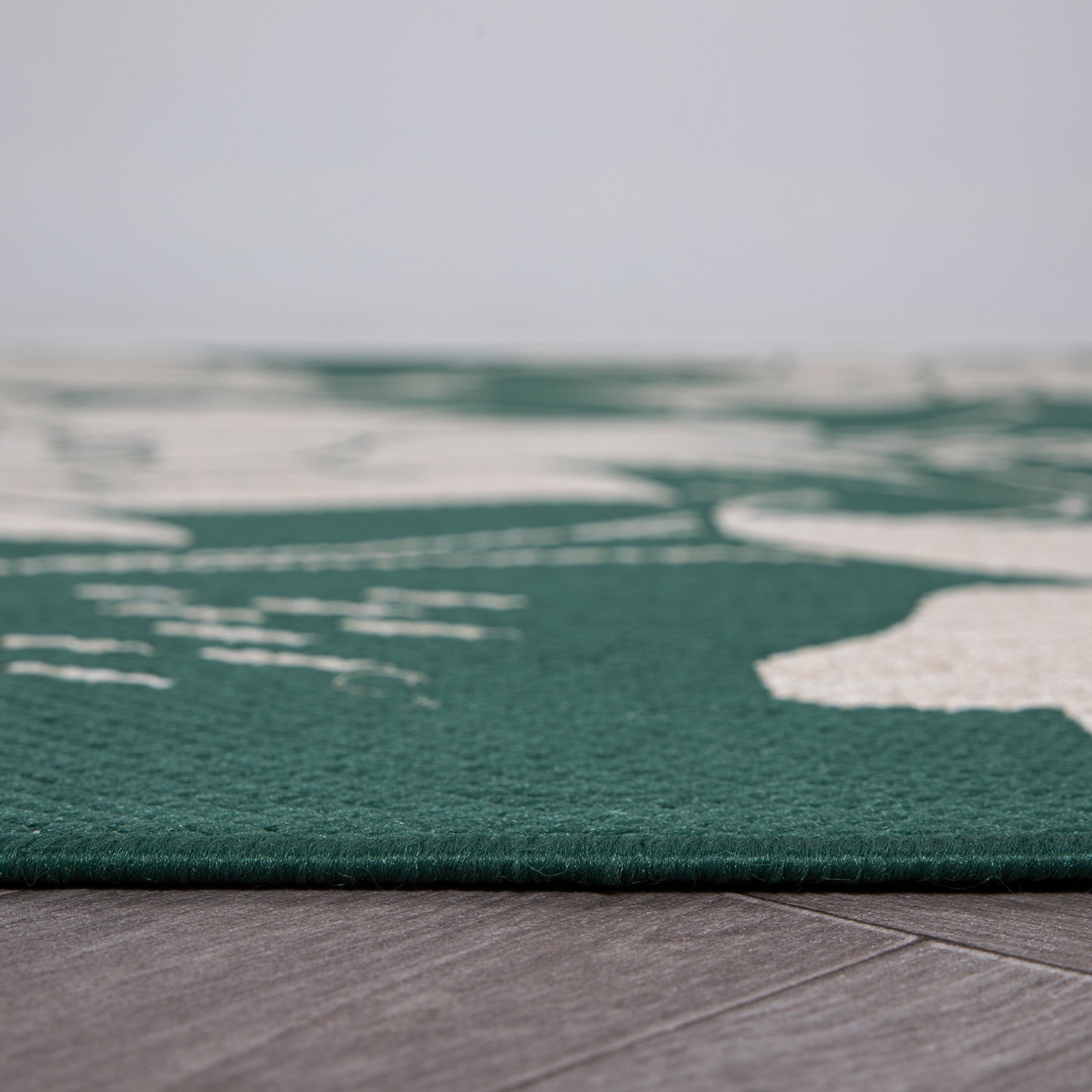 Rugshop Outdoor Rug Modern Floral Flowers Textured Indoor Outdoor Rug Green 8×10