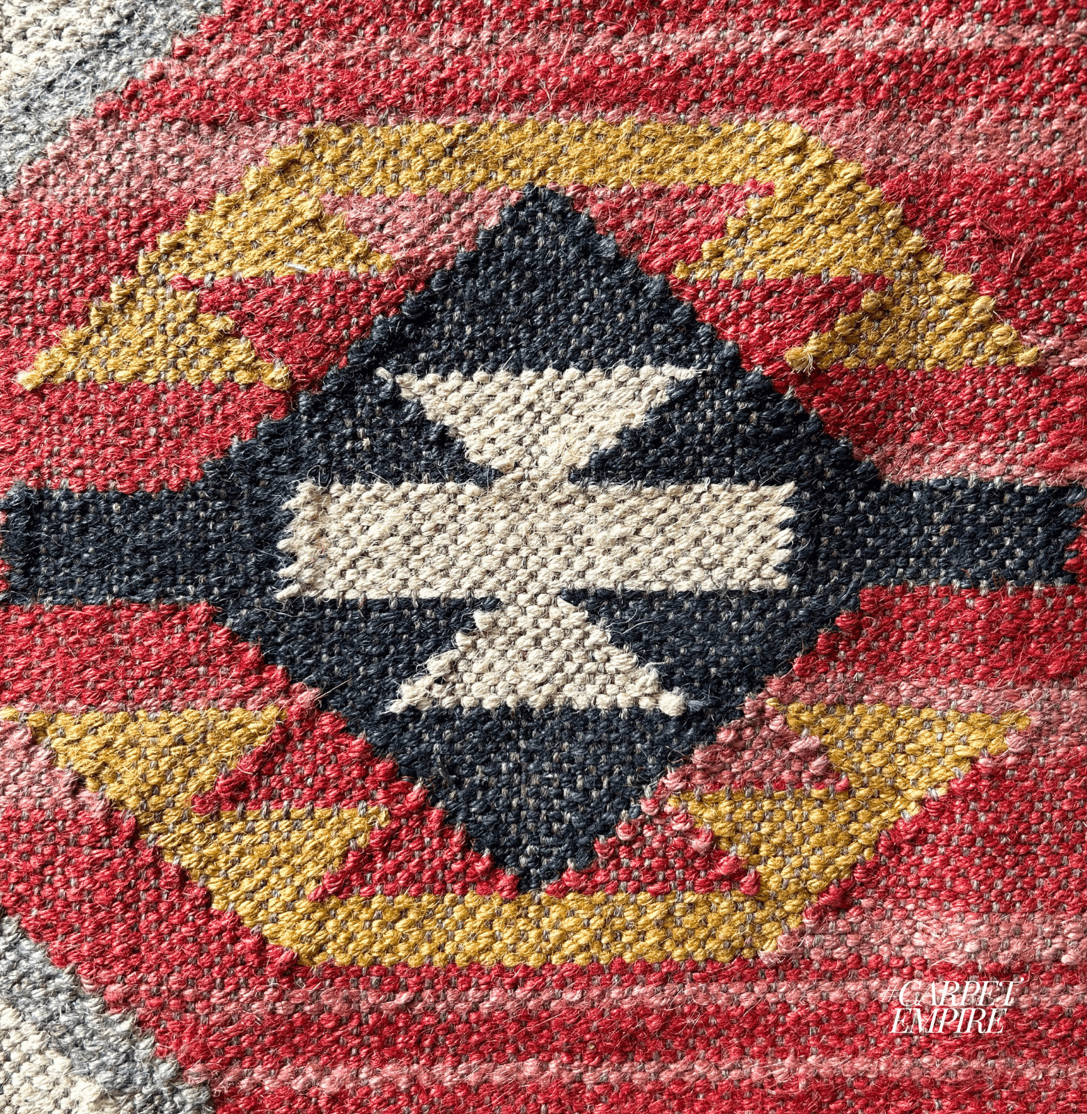 Red Peruvian Kilim Rug Living Room Rug Turkish Vintage Area Navajo Afghan Carpet