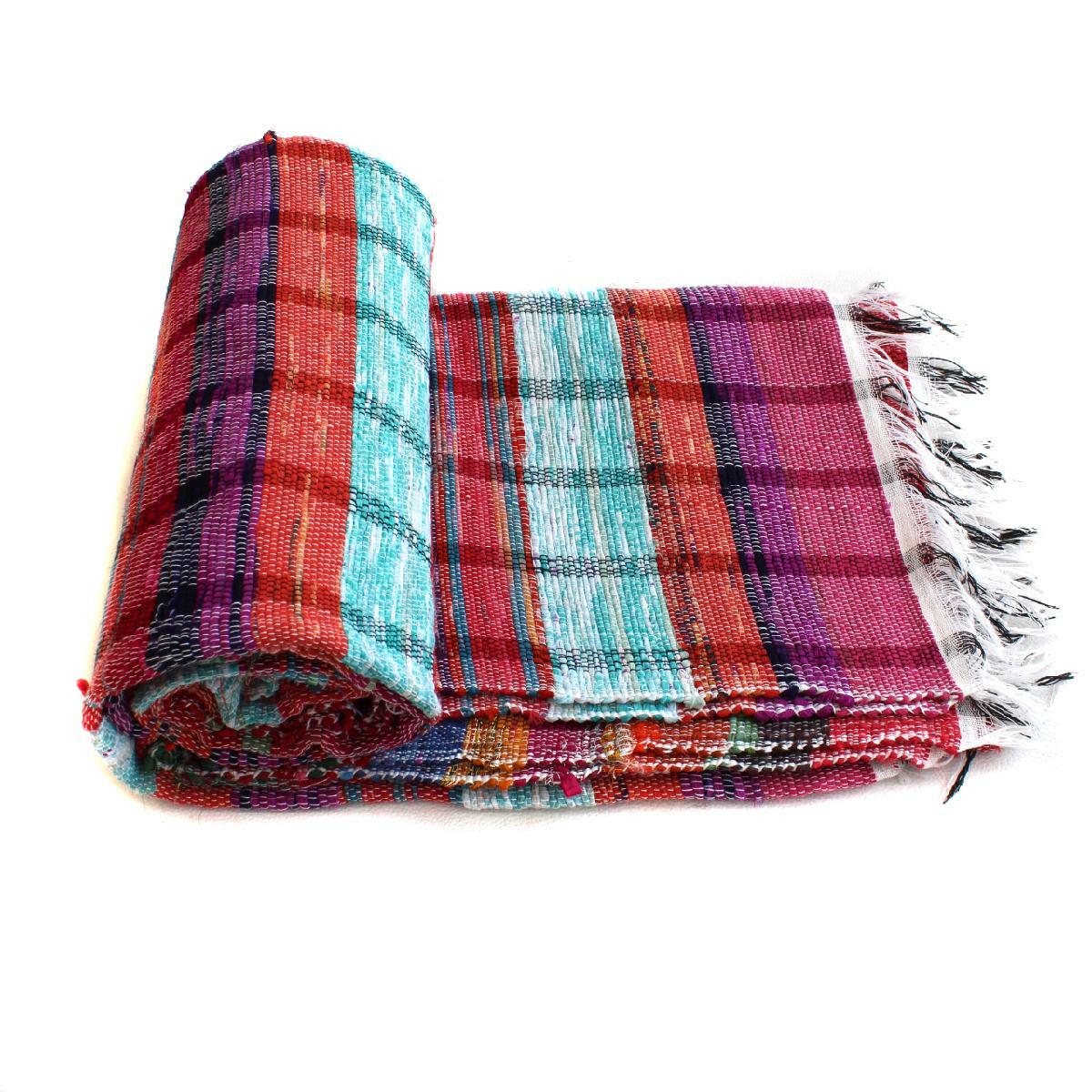 4X6 Chindi Rug Rectangular Carpet New Design Bohemian Gypsy Garden Yoga Mat
