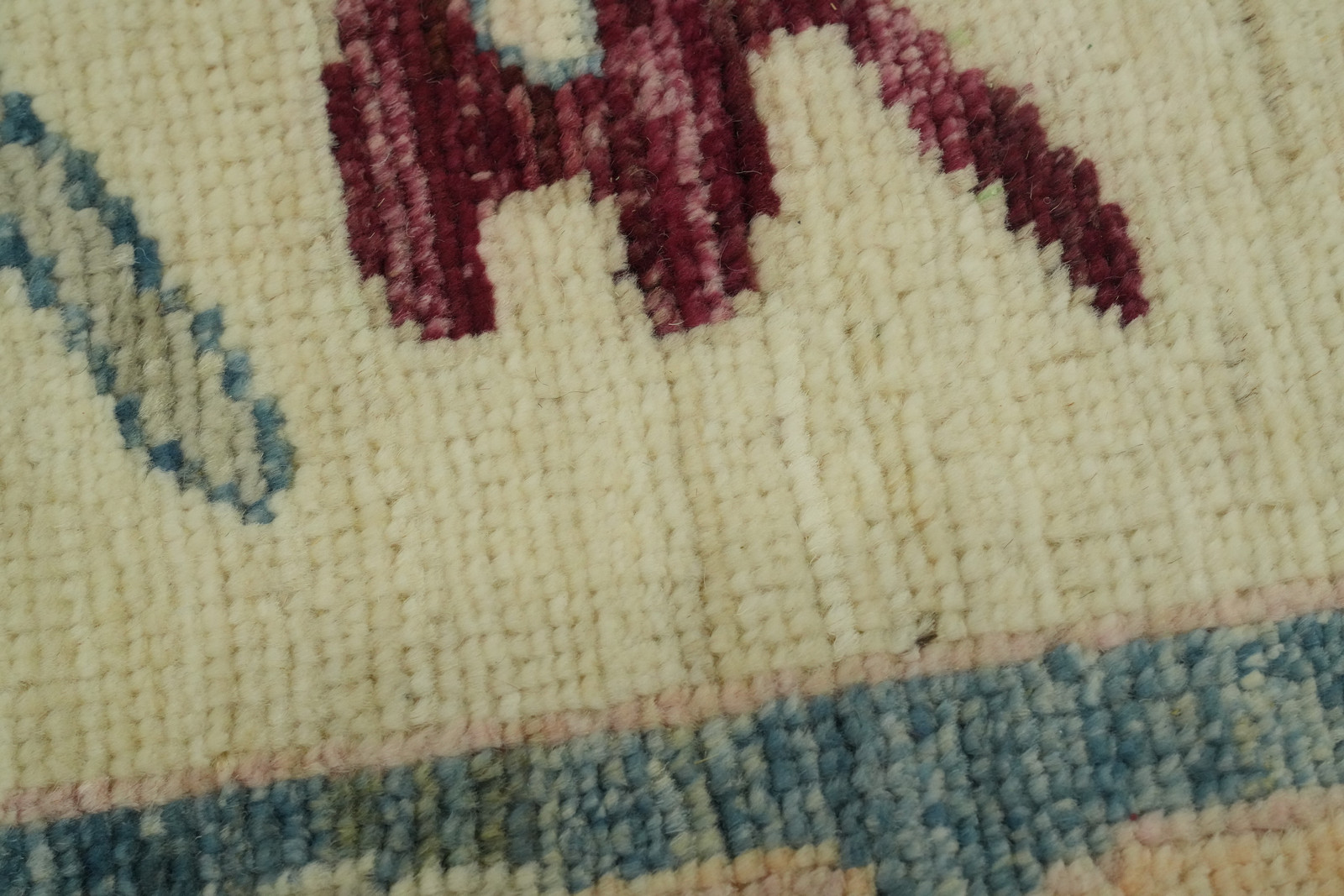 Vegetable Dye Oushak Large Rug 12×18 Ft Palace Size Geometric Wool Carpet