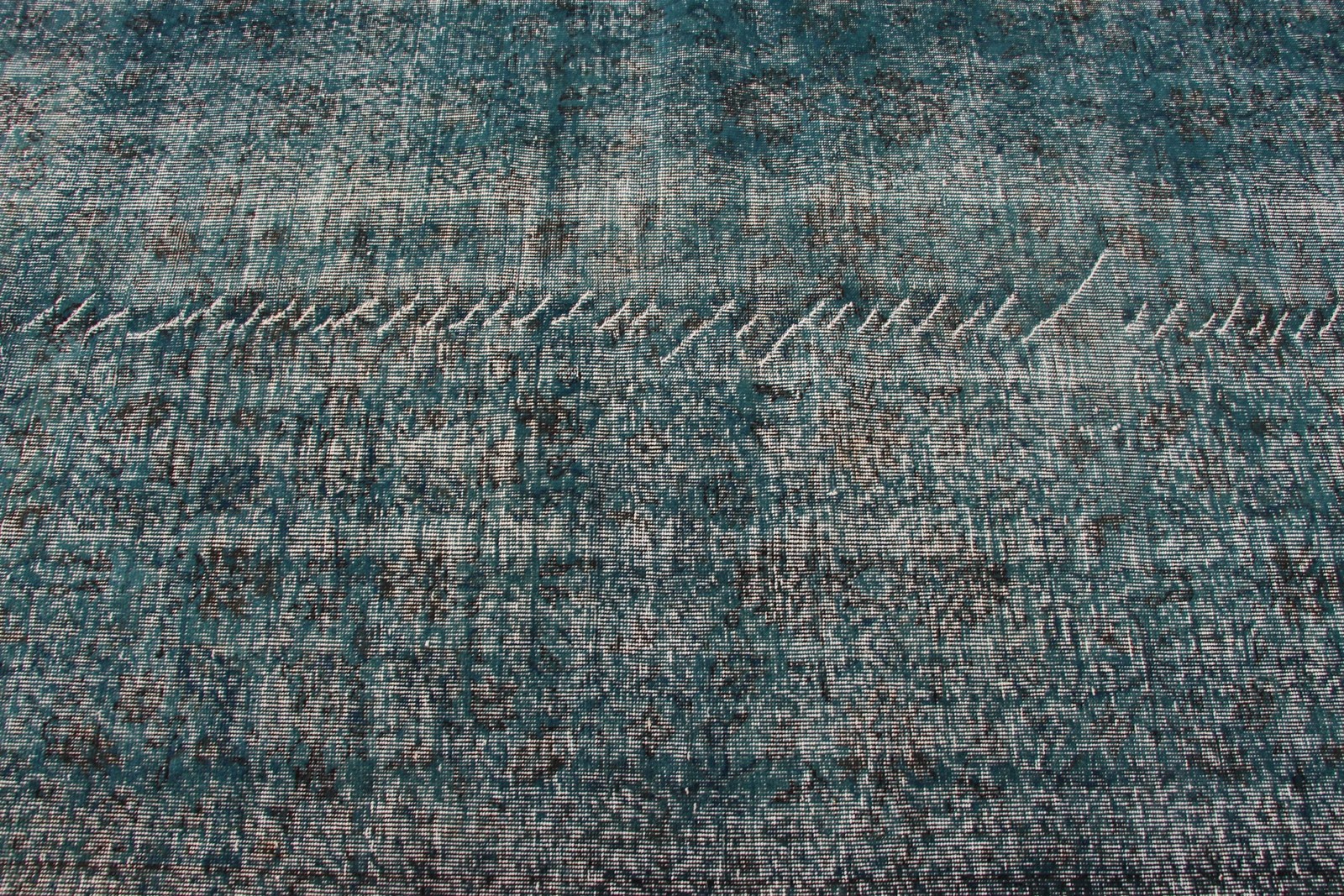 Vintage 4,6×7,5 ft Rug, Turkish Rug, Blue Wool Rug