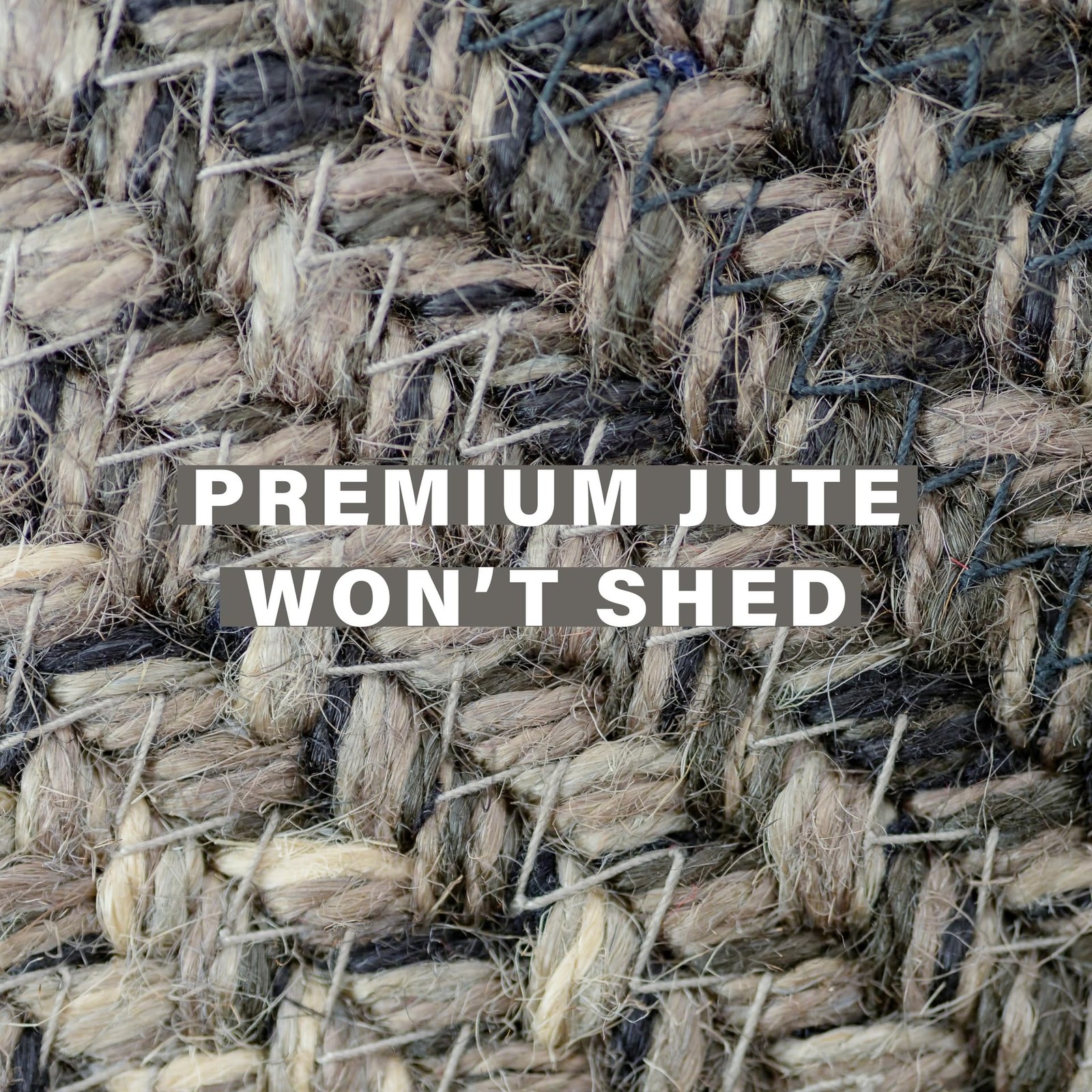 Braided Oval Rugs 20×30 Gray Jute Entryway Rug Primitive Decor Floor Mat