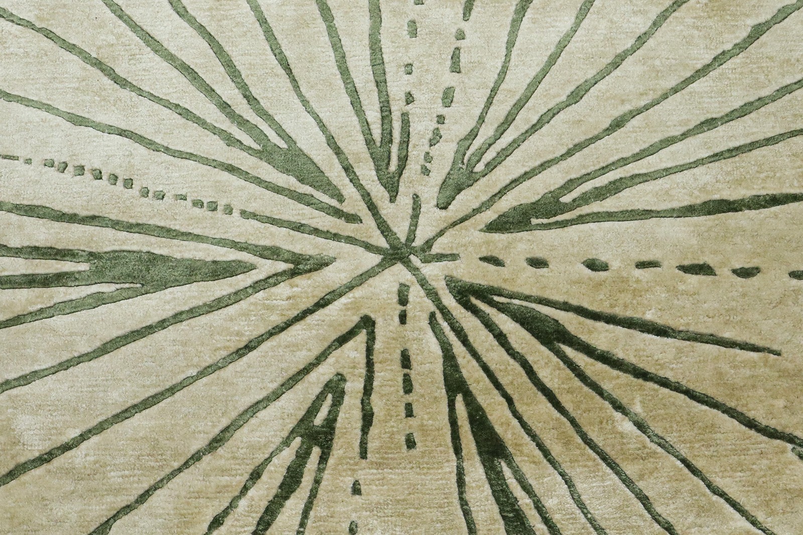Hand Tufted Wool Area Rug Abstract Beautiful Beige Green Living Room Area Carpet