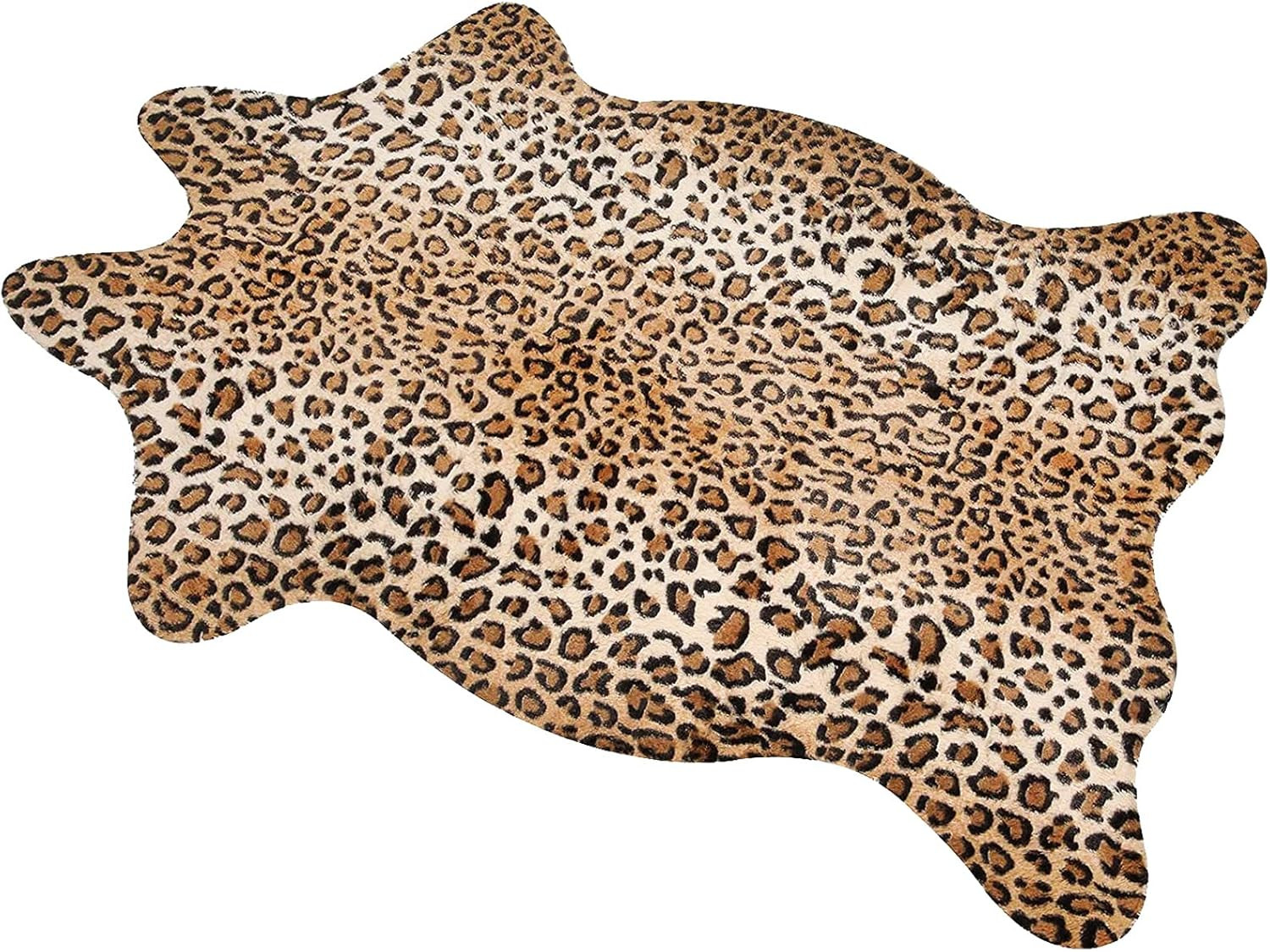 MACEVIA Leopard Rug Cheetah Print Rugs Western Decor for Living Room Bedroom