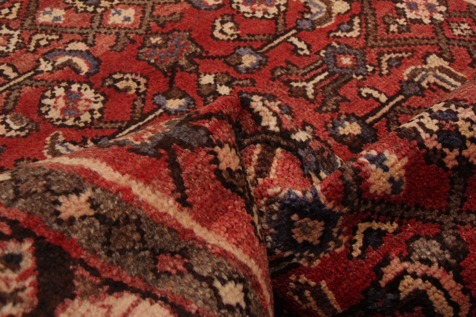 2’9″ x 6’11” Vintage Hand-knotted Runner Rug Traditional Oriental Wool Carpet