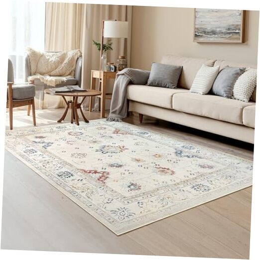 3x5ft Machine Washable Area Rug, 36 * 60″ Ultra Soft Rugs with Non-Slip