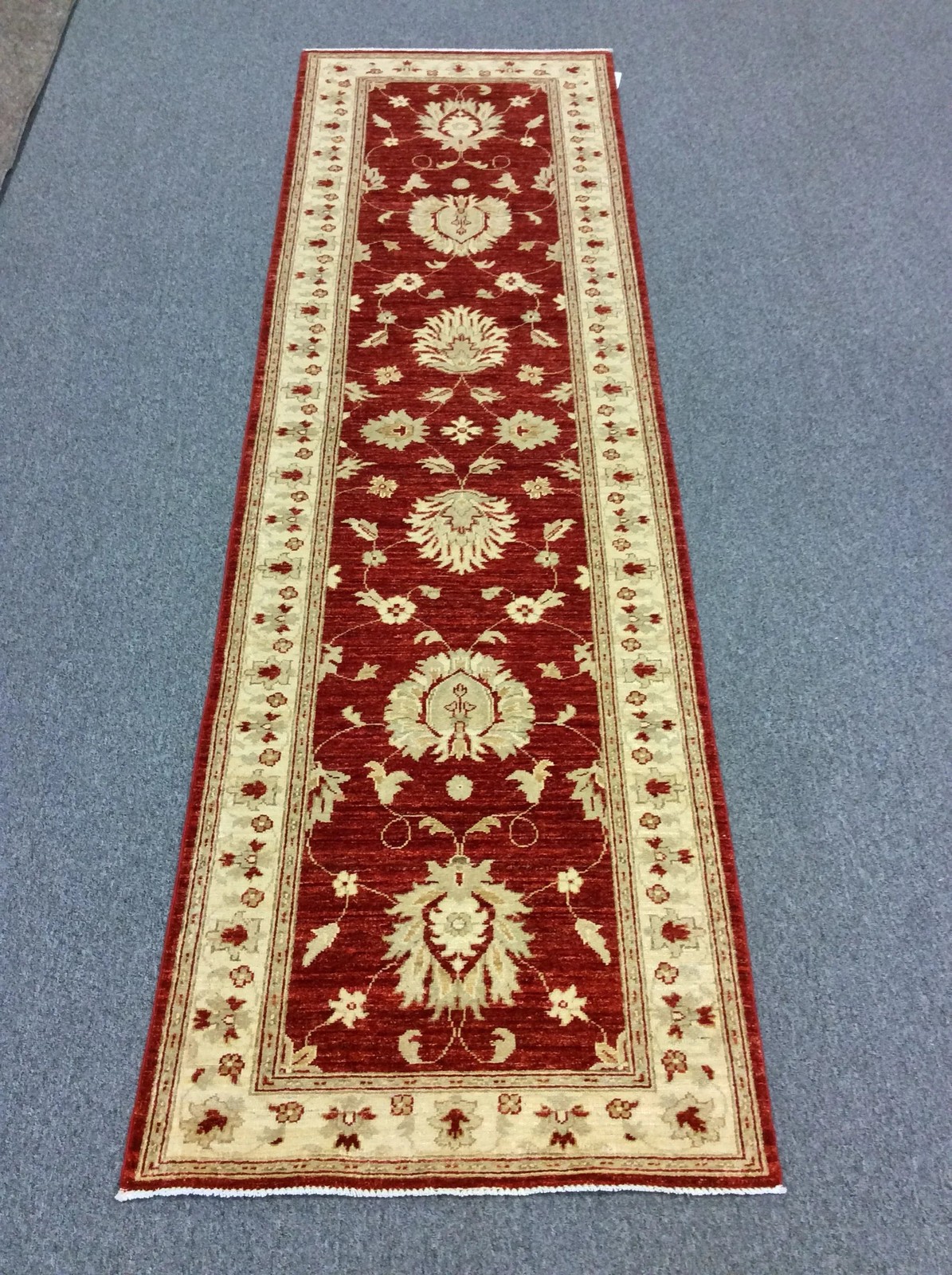 Oushak Ziegler 2′ 10″X10′ Handmade Wool Runner Rug # 10504