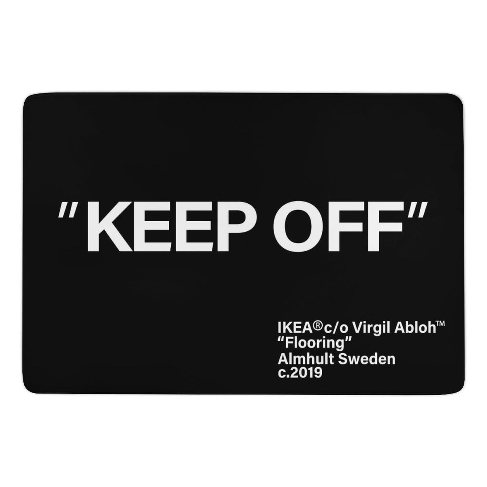 Keep Off Rug Modern Floor Mat|Cozy Home Decor Carpet|Non-Slip Area Rug for Li…