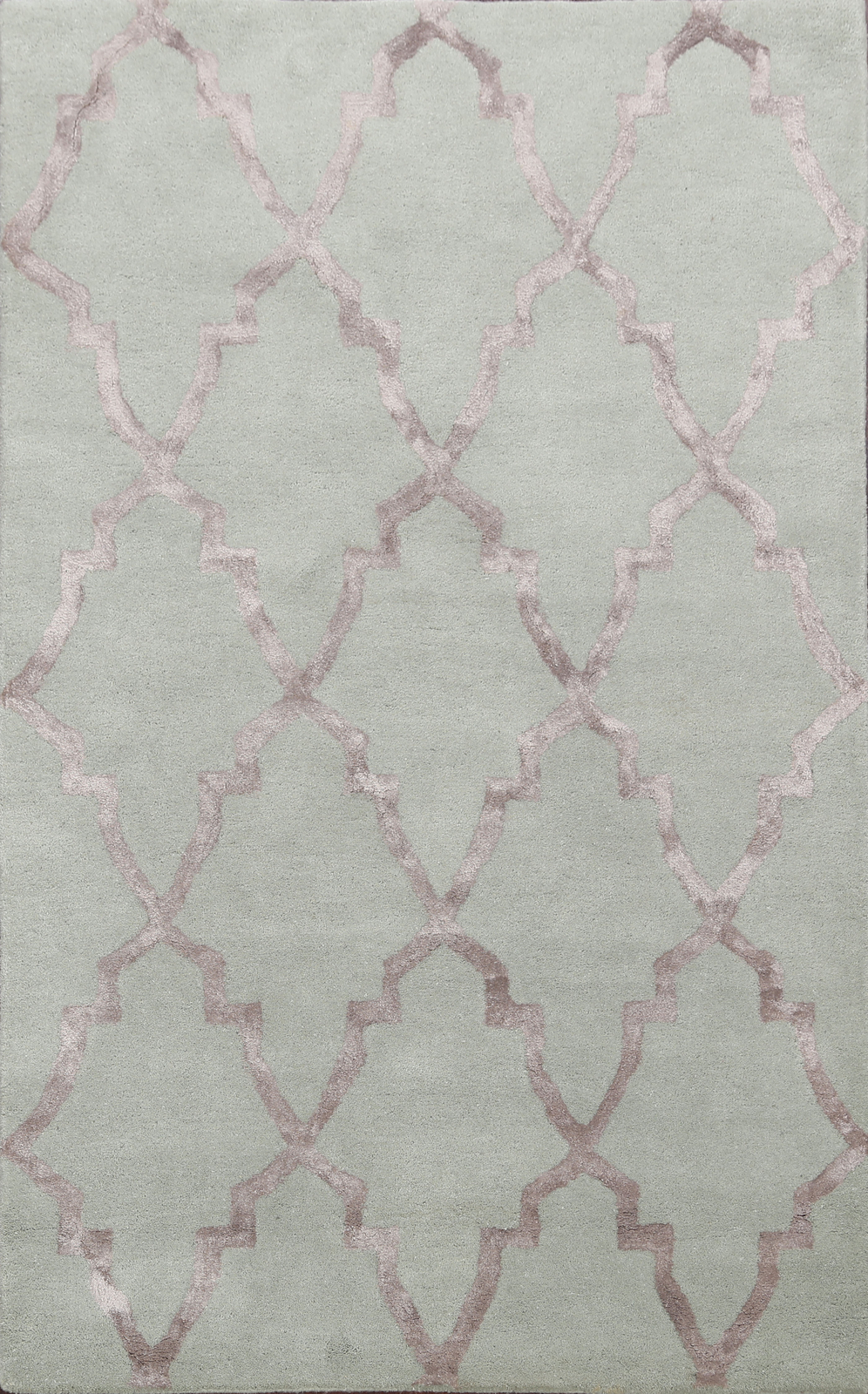 Stylish Handcrafted Rug 4×6 ft Hand-tufted Wool with Silk Highlight Rug