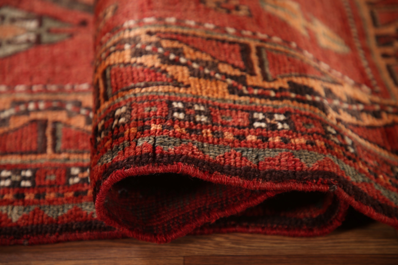 Vintage Geometric Lori Tribal Traditional Area Rug 6’x9′ Wool Hand-knotted Rug