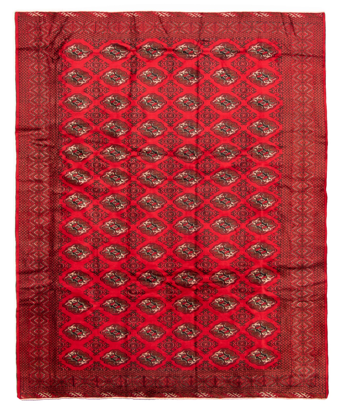Traditional Hand-knotted Carpet 9’8″ x 11’8″ Wool Oriental Area Rug