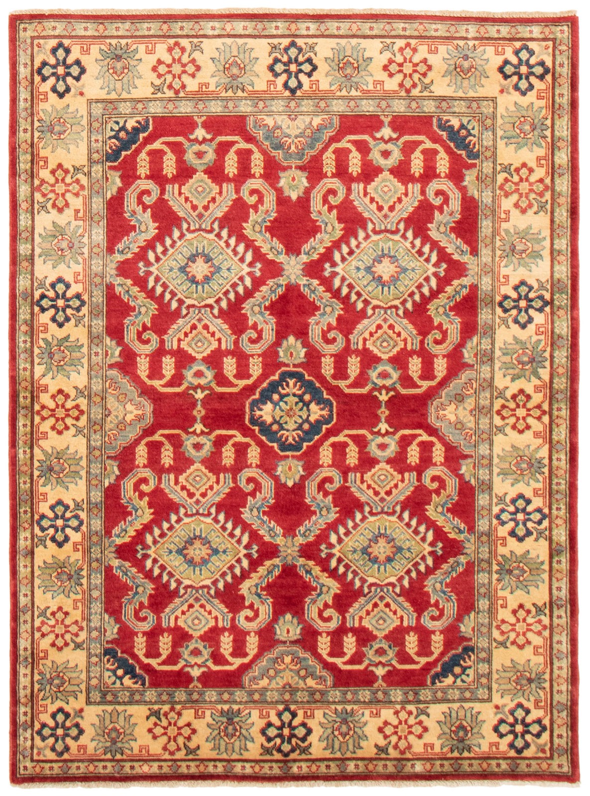 Traditional Hand-knotted Carpet 4’10” x 7’0″ Wool Oriental Area Rug